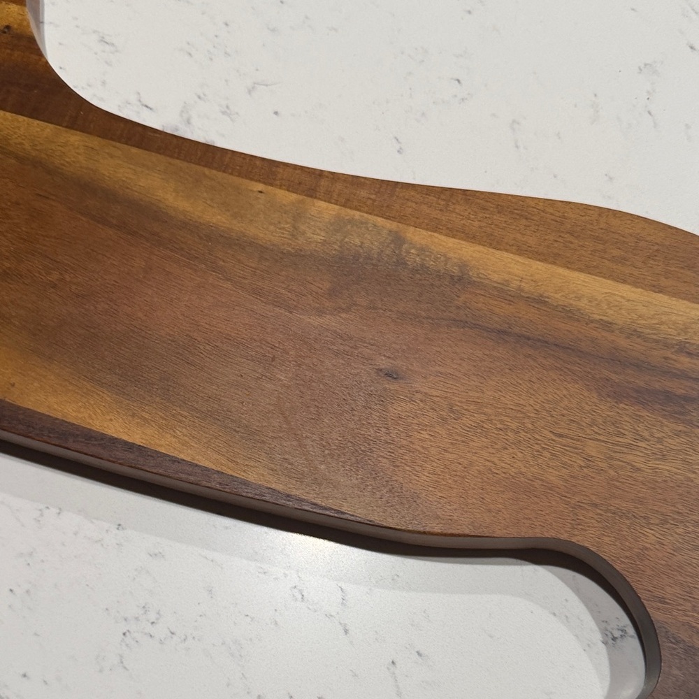 Dachshund-Shaped Acacia Wood Serving Board - Warm Brown - Picture 7 of 13